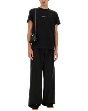 Maison Margiela T-Shirt Cotton T-Shirts - Black