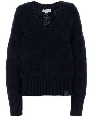 Stella McCartney Midnight Wool Jumper - Blue