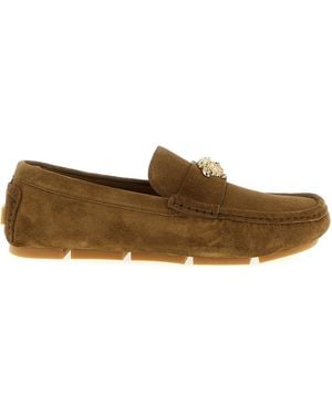 Versace La Medusa Loafers - Brown