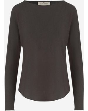Bruno Manetti Linen And Cotton Jumper - Black