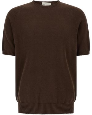 Ma'ry'ya Cotton Jumper Jumper, Cardigans - Brown