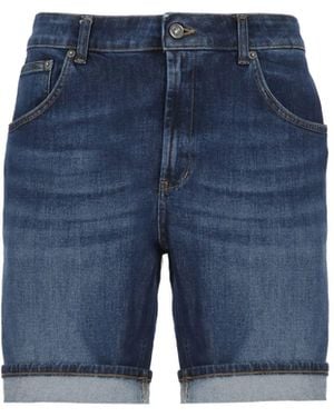Dondup Cotton Bermuda Shorts - Blue