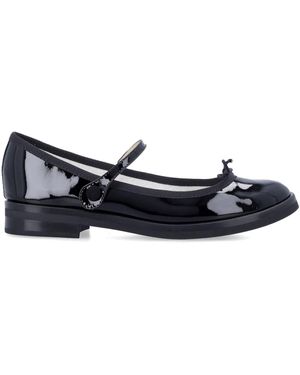 Repetto Patent Leather Cendrillon University Mary Janes - Blue