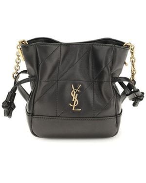 Saint Laurent Lamb Ovis Aries Clutch Bag - Black