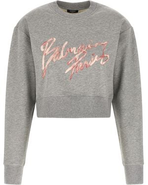 Balmain Paris' Sweatshirt - Grey