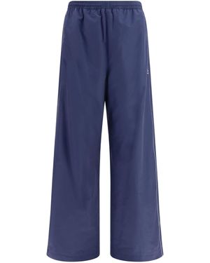 Balenciaga Bodys Tracksuit Trousers Cotton; Polyamide - Blue