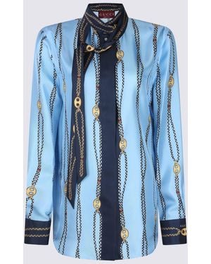 Gucci Light Silk Shirt - Blue