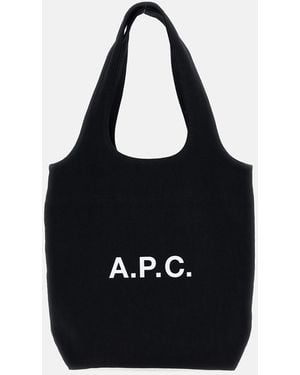 A.P.C. Tote Bag Ninon Small - Black