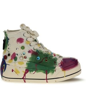 R13 High Top Trainers - Green