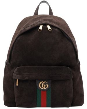 Gucci Medium Ophidia Backpack - Black