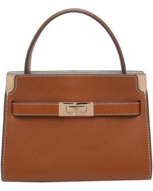 Tory Burch Petite Double Lee Radziwill Handbag - Brown