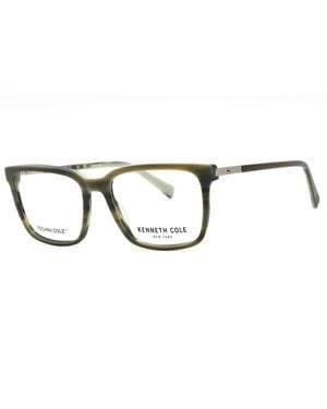 Kenneth Cole Kenneth Cole New York Kc0360 Rectangular Acetate Eyeglasses - Black