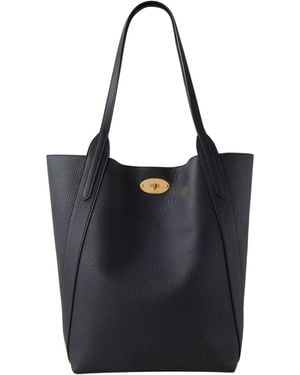 Mulberry North South Bayswater Tote Heavy Grain - Black