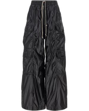 Rick Owens Nylon Cargo Pants - Black