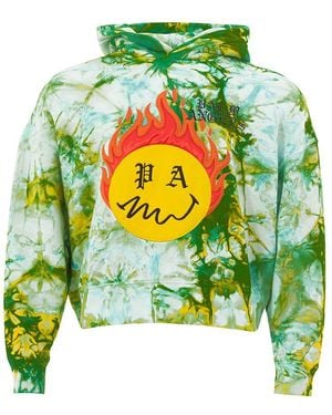 Palm Angels Cotton Jumper - Green