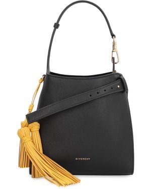Givenchy Hobo Belted Mini Leather Bag - Black