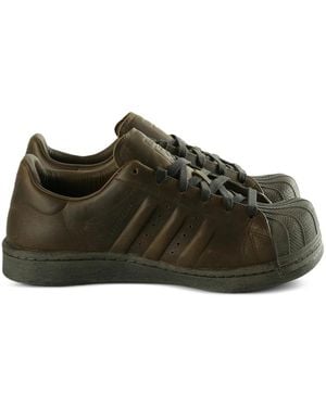 adidas Sneakers Leather Calf Leather: Sneakers - Green