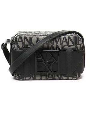 Armani Collezioni Camera Case Logo All-Over - Black