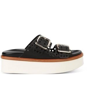 Tod's Tods 65Mm Leather Mules - Black