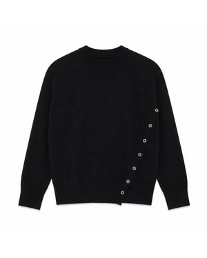 Carrera Crew-Neck Pullover - Black