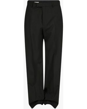 Dries Van Noten Dries Van Noten Virgin Wool Pants - Black