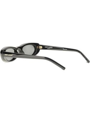Saint Laurent Oval Tortoiseshell Sunglasses Acetate - Black