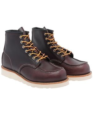 Red Wing Flat Shoes Calf Leather/Rubber Sole - Brown