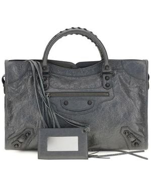 Balenciaga Lamb Ovis Aries Shoulder Bag - Grey