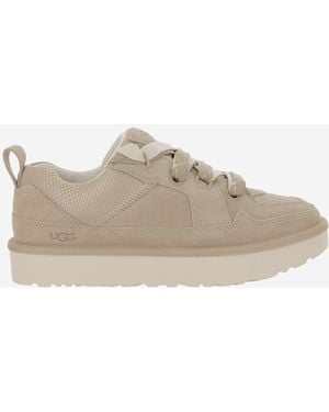 UGG Sneakers Pelle Tessuto Gomma - Brown