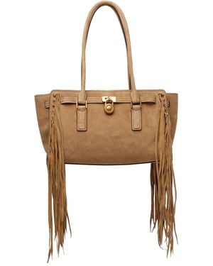 Michael Kors Small Hamilton Shoulder Bag - Brown