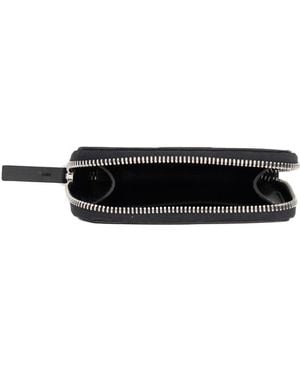 MM6 by Maison Margiela Numeric Portfolio Leather Wallets & Purses - Black