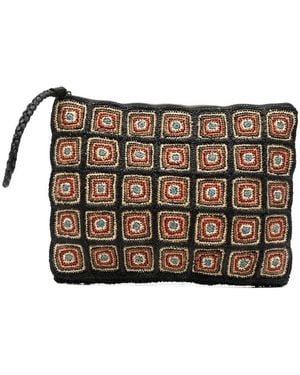 IBELIV Tote Bag Raffia - Black