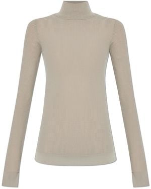 Lemaire Fitted Turtleneck - White