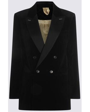 Max Mara Cotton Orario Blazer - Black