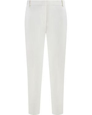 Pinko Bello Straight-Leg Pants Polyester Straight - White