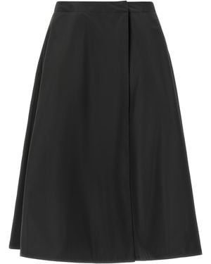 Moncler Padded Taffeta Skirt - Black