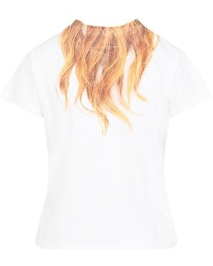 MM6 by Maison Margiela Cotton T-Shirt - White