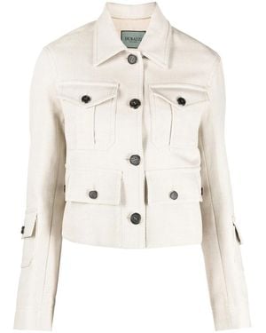 DURAZZI MILANO Cropped Jacket - Natural