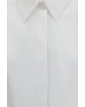Gabriela Hearst Jataya Fitted Cotton Shirt - White