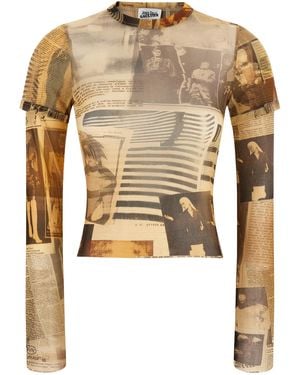 Jean Paul Gaultier Polyamide T-Shirt - Natural