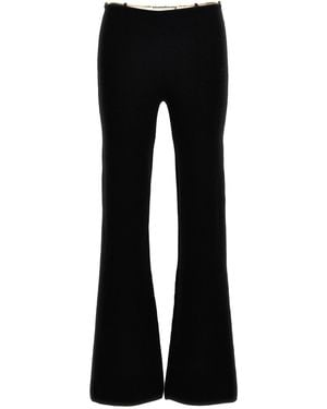 Alexander Wang Nameplate Chain' Trousers - Black