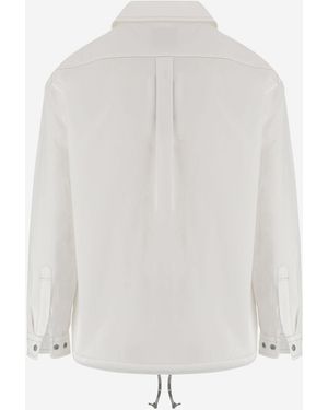 and wander Jacket Cotton-Blend - White