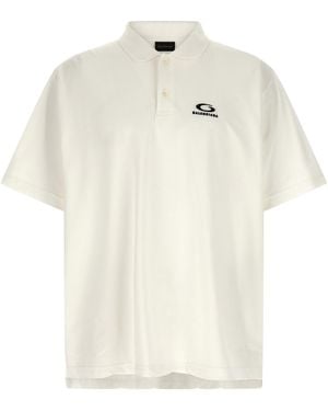 Balenciaga Polo Laurel - White