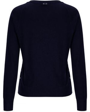 Herno Herno Lyocell Cotton Knit T-Shirt - Blue
