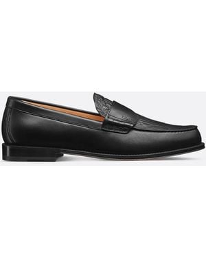 Dior Leather Loafer - Black