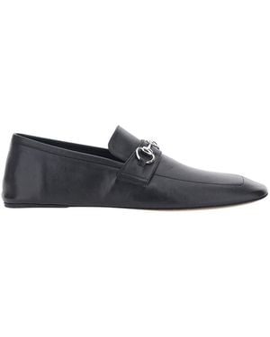 Gucci Loafers Edgar Horsebit Leather - White