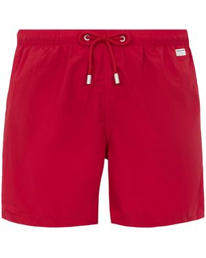 MC2 Saint Barth Lightweight Fabric Swim Shorts Lighting Pantone - Red
