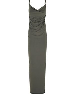 Coperni Logo Dress - Green