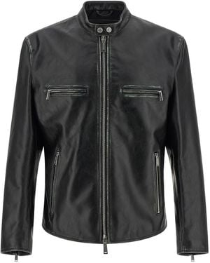 DSquared² Bad Boy Biker Jacket - Black