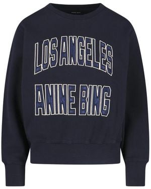 Anine Bing Jumpers Cotton - Blue